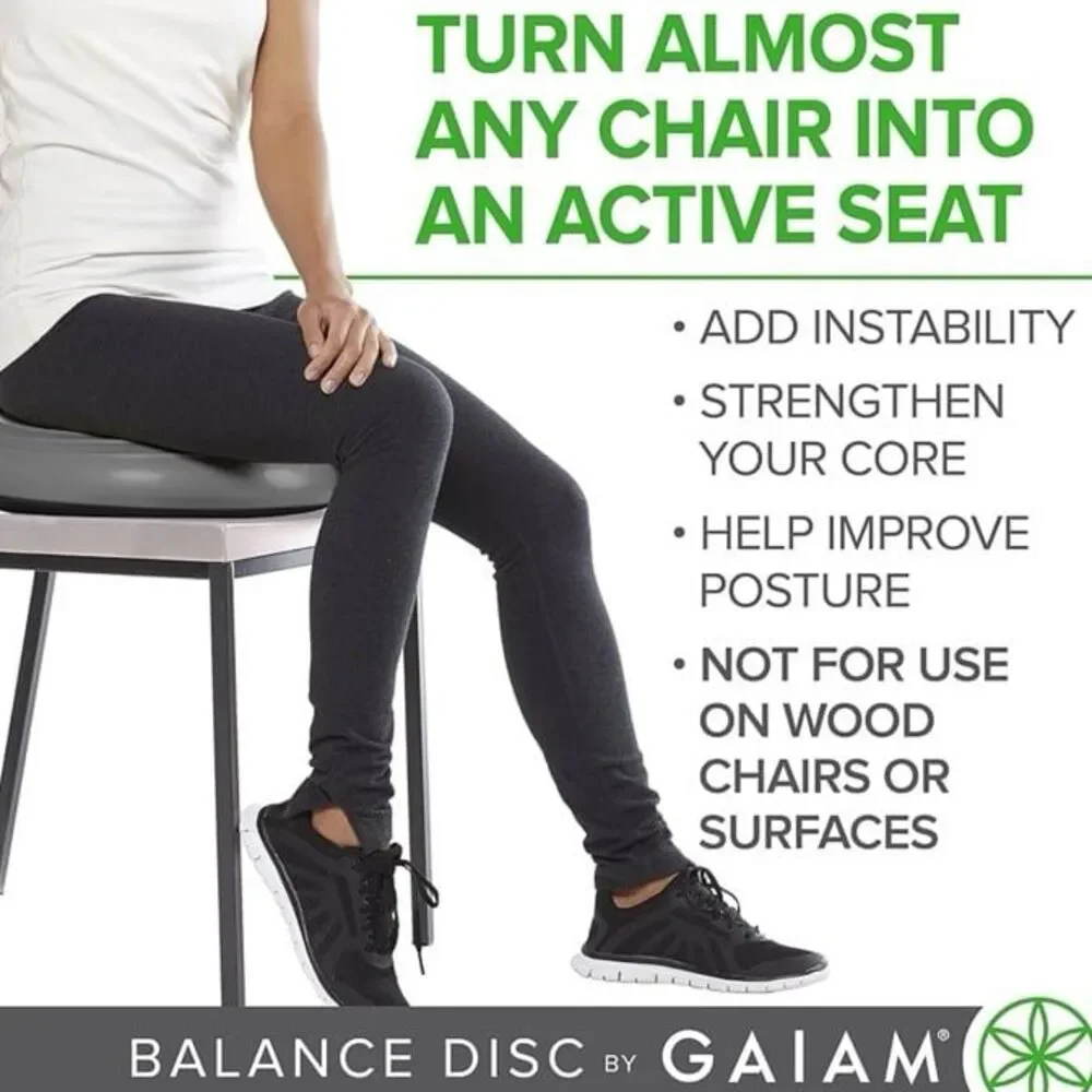 GAIAM Balance Seat Cushion Great for Core and Posture